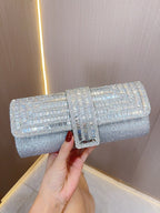 'Zinnia' Crystal Clutch Bag