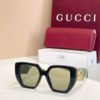 Gucci Oversized Square GG Logo Sunglasses Collection