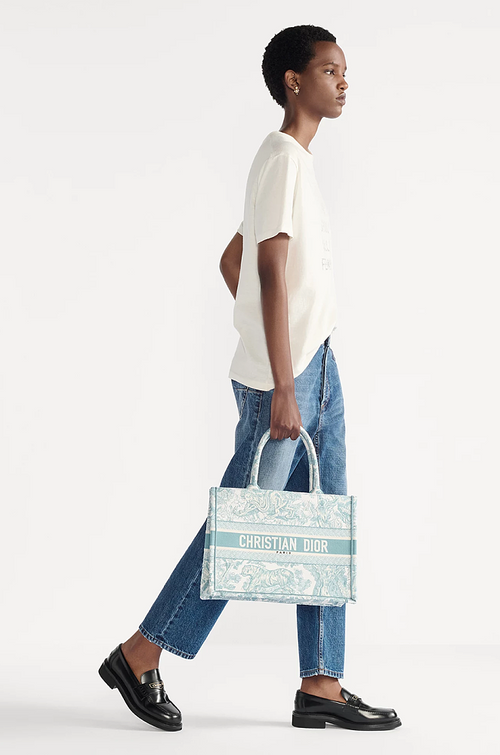 Dior Blue Toile de Jouy Book Tote – Medium