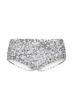 Lumière Sequin High-Waist Mini Shorts