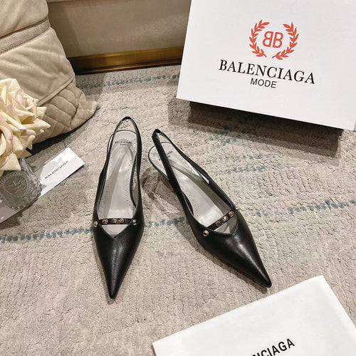 BALENCIAGA Studded Slingback Pumps