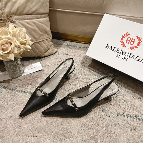 BALENCIAGA Studded Slingback Pumps