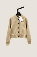 Dior Atelier Herringbone Wool Bomber Jacket