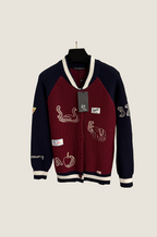 Alexander McQueen x Sea Harmony – Varsity Heritage Knit Cardigan