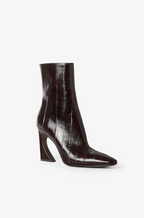 Fendi Bordeaux Allure Sculpted Ankle Boot