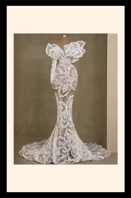L’Impératrice Blanche – Regal Pearl Couture Gown