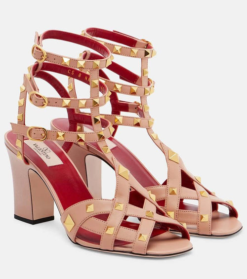 Valentino Garavani Rockstud Leather 60mm City Sandals