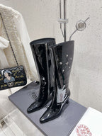 Chrome Heart Heel Boots