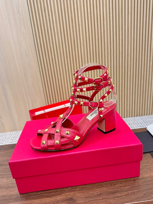 Valentino Garavani Rockstud Leather 60mm City Sandals