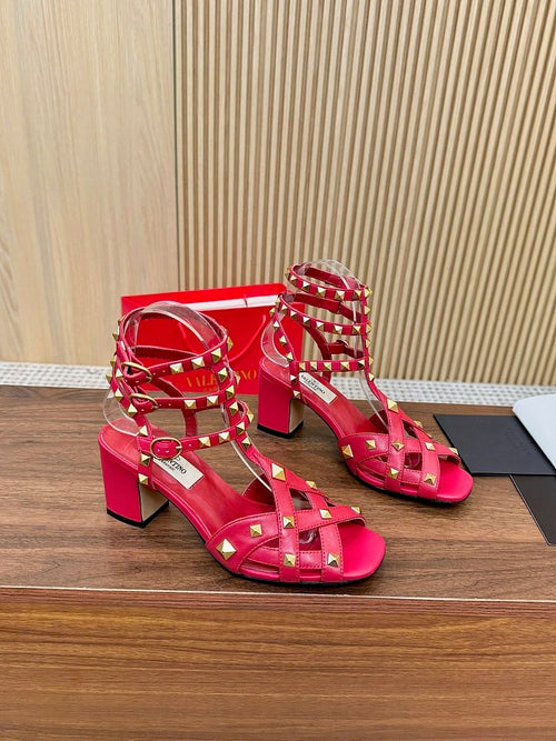 Valentino Garavani Rockstud Leather 60mm City Sandals
