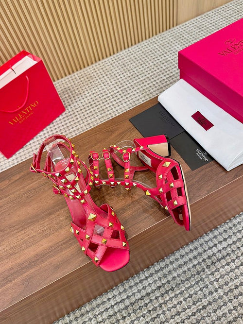 Valentino Garavani Rockstud Leather 60mm City Sandals