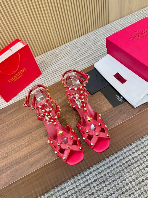 Valentino Garavani Rockstud Leather 60mm City Sandals
