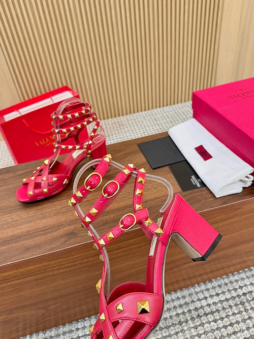 Valentino Garavani Rockstud Leather 60mm City Sandals