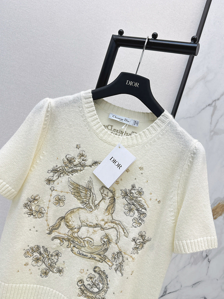 Christian Dior Butterfly-Embroidered Knit Tank Top – LUXE LIVING