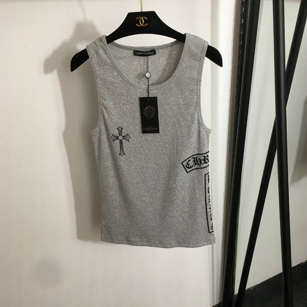 Chrome Hearts Designed Tank – Red – LUXE LIVING FASHIONS