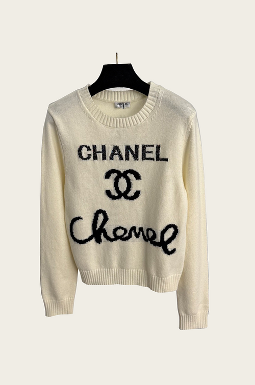 Chanel Luxe Edition Embellished Knit Sweater – Winter Icons Collection