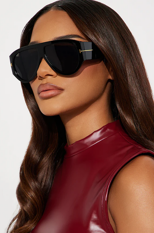Cavalier Luxe Oversized Shield Sunglasses — Limited Luxe Edition