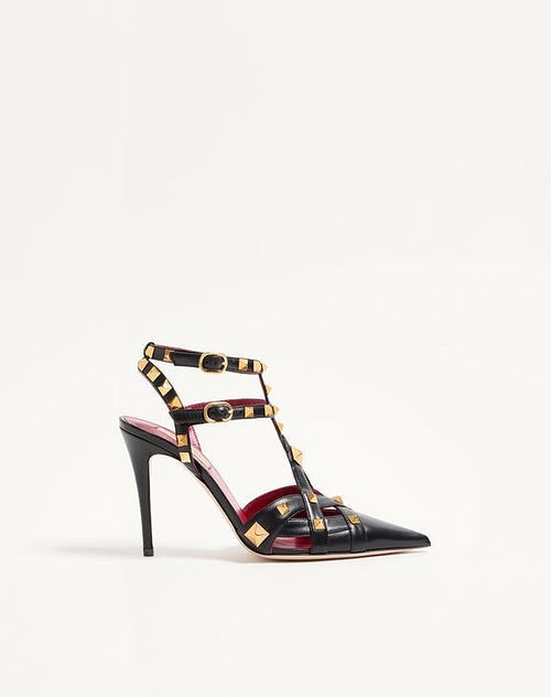VALENTINO GARAVANI ROCKSTUD CAGED PUMPS