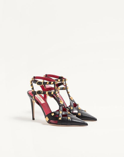 VALENTINO GARAVANI ROCKSTUD CAGED PUMPS