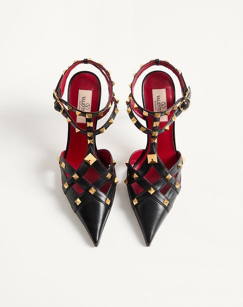 VALENTINO GARAVANI ROCKSTUD CAGED PUMPS