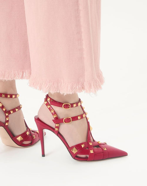 VALENTINO GARAVANI ROCKSTUD CAGED PUMPS