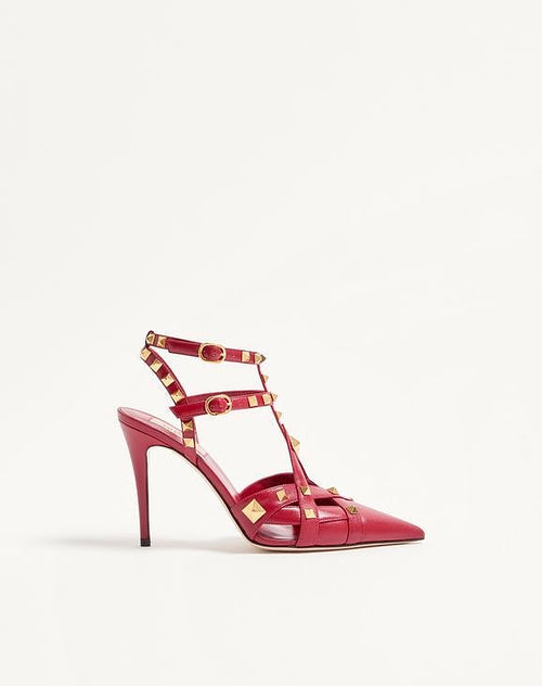VALENTINO GARAVANI ROCKSTUD CAGED PUMPS