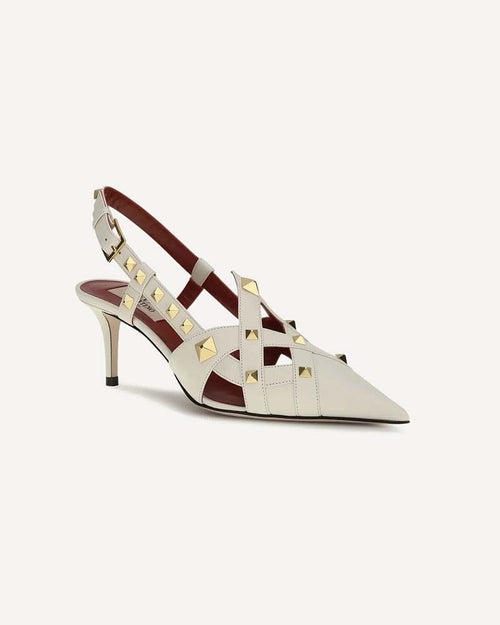 VALENTINO GARAVANI ROCKSTUD SLINGBACK PUMPS