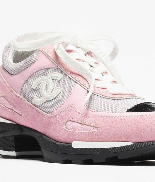 Chanel Quilted Calfskin & Mesh Sneakers – Rose Clair Edition