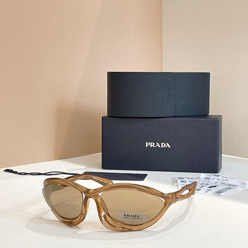 Prada Symbole Oval Sculpt Sunglasses – Luxe Shield Collection