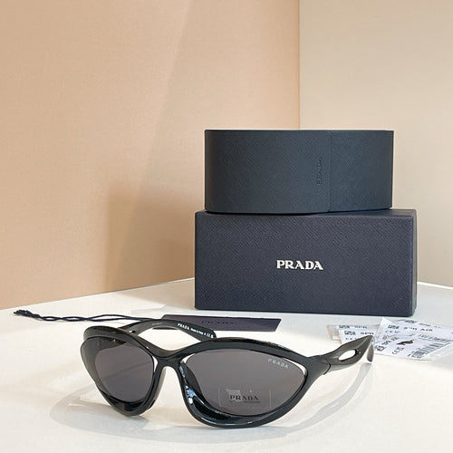 Prada Symbole Oval Sculpt Sunglasses – Luxe Shield Collection