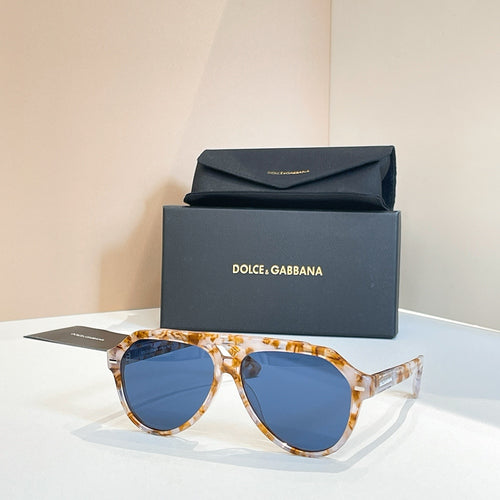 Dolce & Gabbana Oversized Geometric Shield Sunglasses – Luxe Vision Series