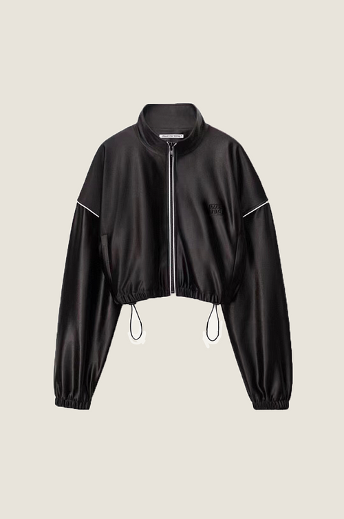 Alexander Wang Noir Satin Tracksuit Set – Signature Street Luxe Edition