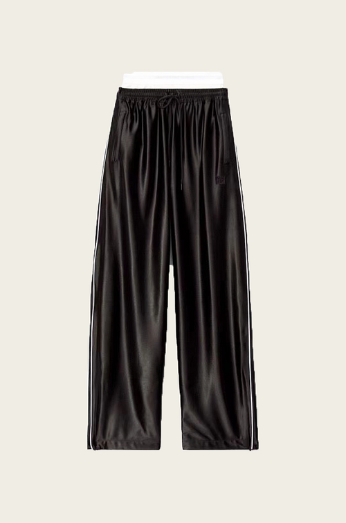 Alexander Wang Noir Satin Tracksuit Set – Signature Street Luxe Edition