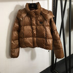 Prada Cropped Re-Nylon Puffer Jacket – Luxe Monogram Edition