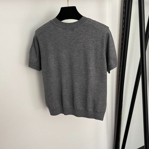 Tory Burch “Atelier Naturel” Printed Knit Top – Collector’s Edition