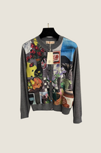 Tory Burch “Atelier Naturel” Printed Knit Top – Collector’s Edition