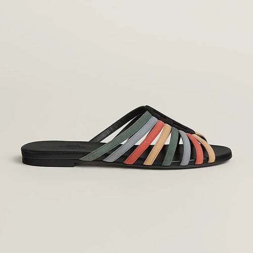 HERMÈS Roseraie Dégradé Ankle-Wrap Sandals