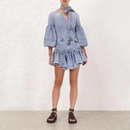 'Taylor Rouge' Denim Skirt Set