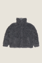 Acne Studios Shearling-Effect High Collar Jacket