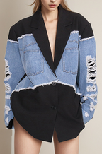 'Whitmore'  Denim Blazer