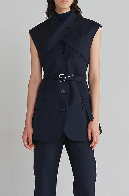 'Vellum' Blazer Top