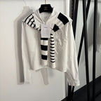 CHANEL Coco Beach Layered Sailor Shirt & Sweater Set
