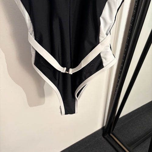 PRADA Linea Sport Contrast One-Piece Swimsuit
