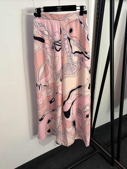 EMILIO PUCCI “ROSA CELESTIA” Silk Lounge Set