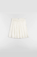 DIOR Étoile Ivoire Pleated Mini Skirt
