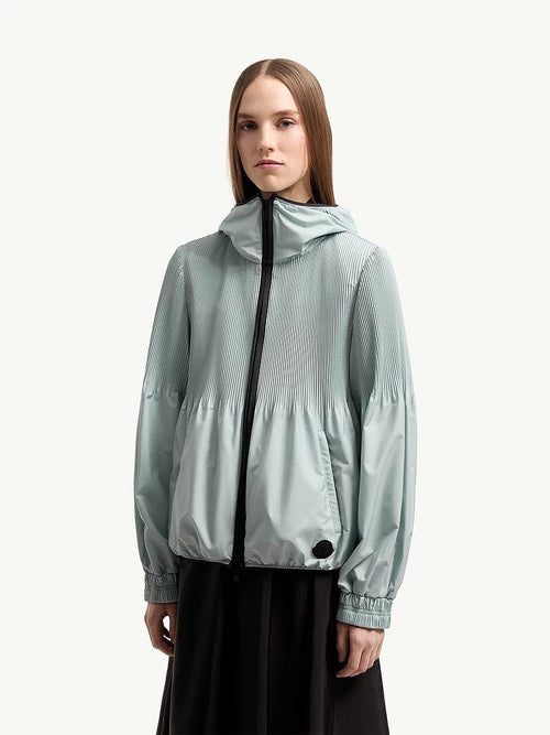 MONCLER Plissé Lumière Hooded Jacket