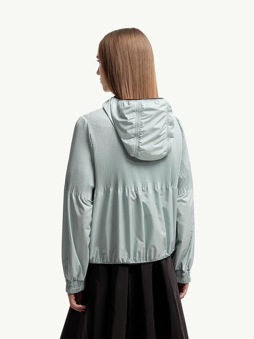 MONCLER Plissé Lumière Hooded Jacket