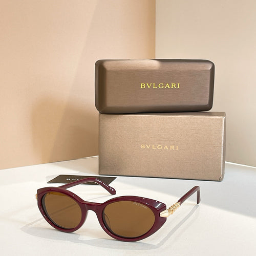 BVLGARI “Serpenti Eleganza” Round Cat-Eye Sunglasses – Luxe Edition