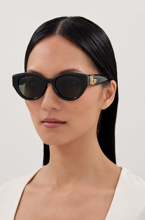 Gucci “Curva GG” Oversized Oval Sunglasses – Luxe Edition