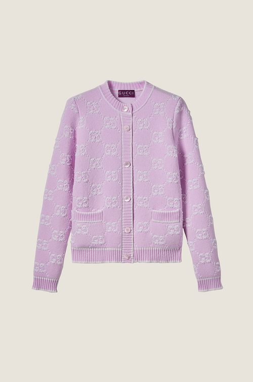 Gucci “Lilia Monogram” Knit Cardigan – Luxe Edition